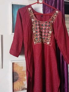 Elegant Embroidered Kurta