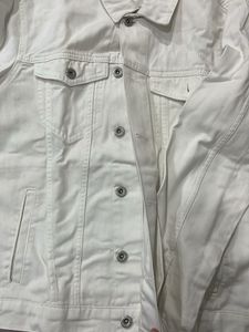 Stylish White Denim Jacket