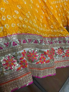 Jaipuri Bandej Lengha Choli With Duppata In Silk