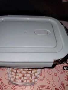 Glass Tiffin Boxed With Lids