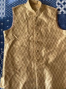 Gold Patterned Vest