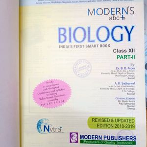 Modern Abc Biology NEET