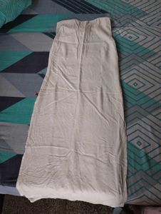 Orange &amp; Cream Kurti With Leggings
