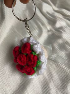 Flower bouquet Crochet Keychain💐🍓