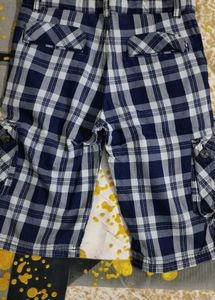 Checks Printed Shorts