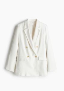 h&amp;m White oversized  Blazer