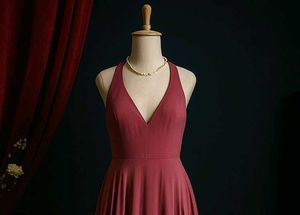 Elegant Halter Neck Dress