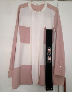 (Combo) Shirt With Beautiful Belt