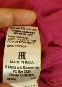 Stylish Boat Neck M&amp;S Tee/top