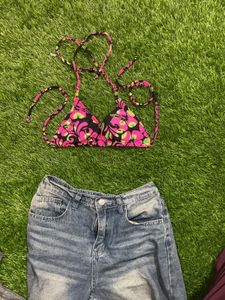 Floral Bikini Top