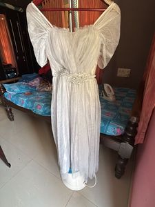 Women Net Material Gown