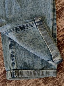 Ripped Blue Denim Jeans