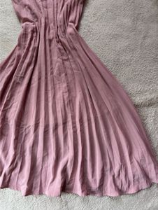 Asymmetrical Baby Pink Dress
