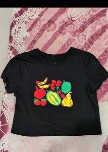 Cute Daily Wear Crop Tshirt