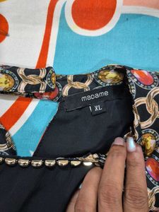 Patterned Top By MADAME
