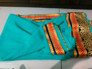 Embroidered saree