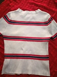 Striped Knit Top