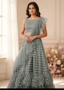 Ruffle Lehenga