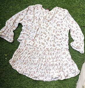 Floral Dress with Jacket