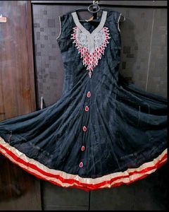 Elegant Black Ethnic Gown