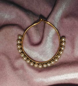 Pearl Hoop Nose Ring