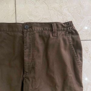 Brown Cargo Straight Fit