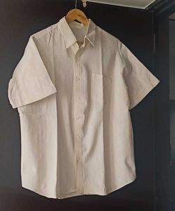 Cream Short Sleeve Shirt