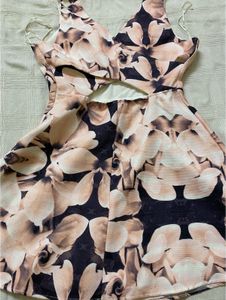 Dotti Back Criss Cross Floral Dress