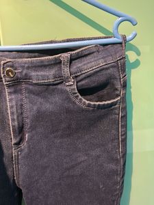 Stylish Dark Wash Flare Jeans