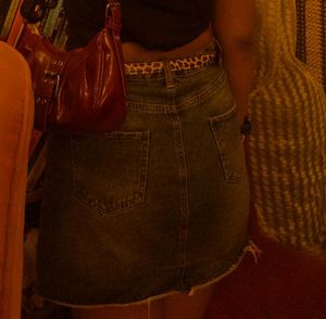 Denim Co. Short Vintage Skirt