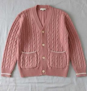 Oversized aesthetic cardigan pink