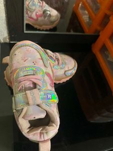 Toddler Pink Sneakers - Size 23