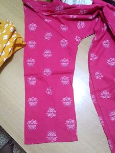Pink Color Printed Kurti