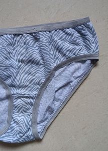 Gray And White Cotton Penty