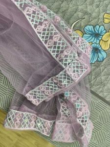 Lavender Heavy Designer Lehenga