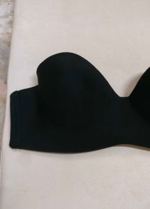 Black Strapless Bra