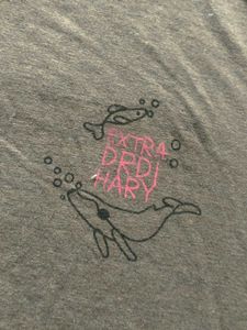Oversized Back print T-SHIRT