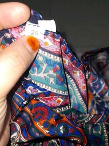 Boho Floral Print Top