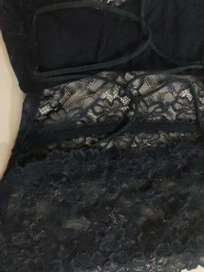 Navy Blue Lace Cami