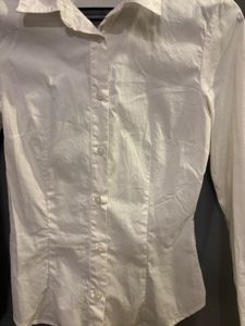 H&amp;M Fitted White Shirt Xs
