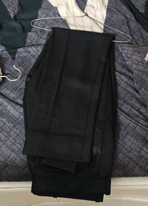 Black coat pant