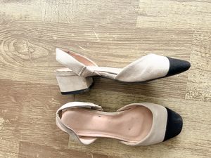 Chanel Inspired Captoe Sling backs