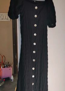 Chic Black Midi Dress