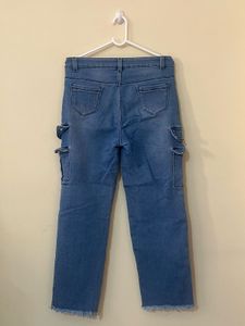 Blue Cargo Jeans