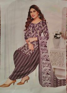 Purple Dress Material