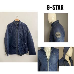 G-STAR RAW Blue Quilted Jacket