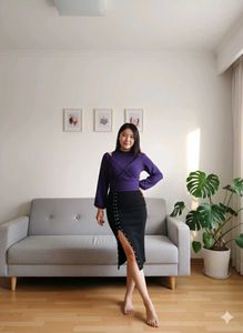 Stylish Purple Top