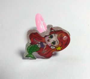 Cartoon Bracelet And Ring With Nail Tattoo ForGirl