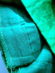 Art Silk Deep Green Cotton Inner Blouse