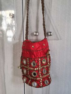 Red Potli Bag